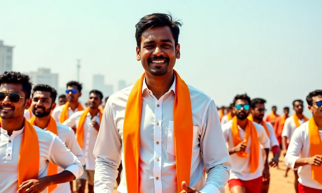 Watch: Tamil Nadu CM Vijay joins thousands in anti-drug awareness run at Chennai’s Marina Beach