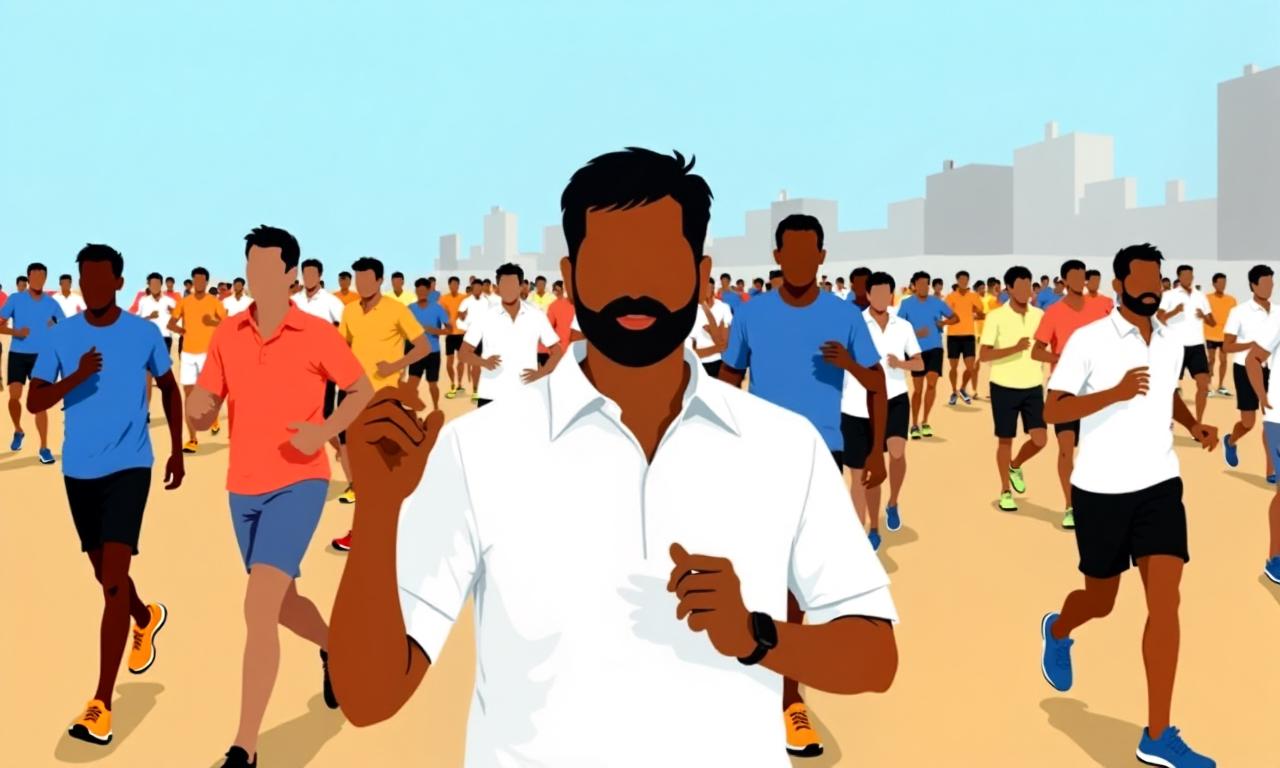 Watch: Tamil Nadu CM Vijay joins thousands in anti-drug awareness run at Chennai’s Marina Beach