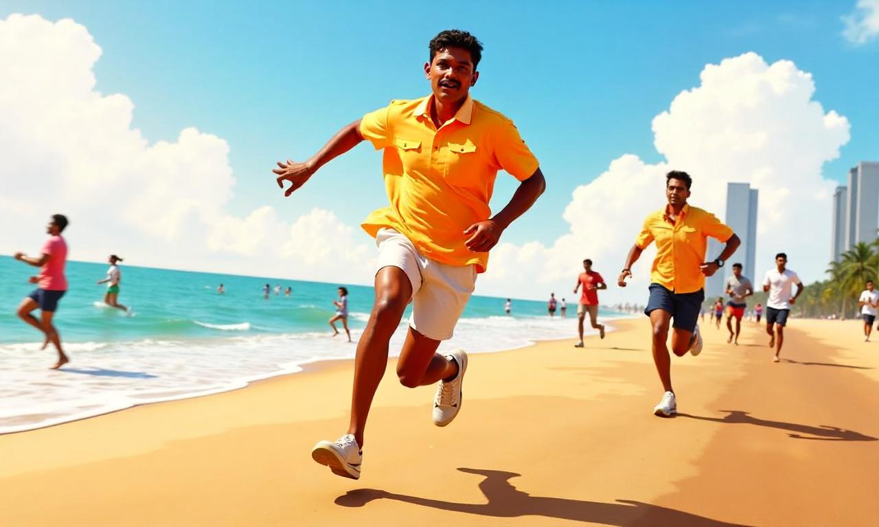 Watch: Tamil Nadu CM Vijay joins thousands in anti-drug awareness run at Chennai’s Marina Beach