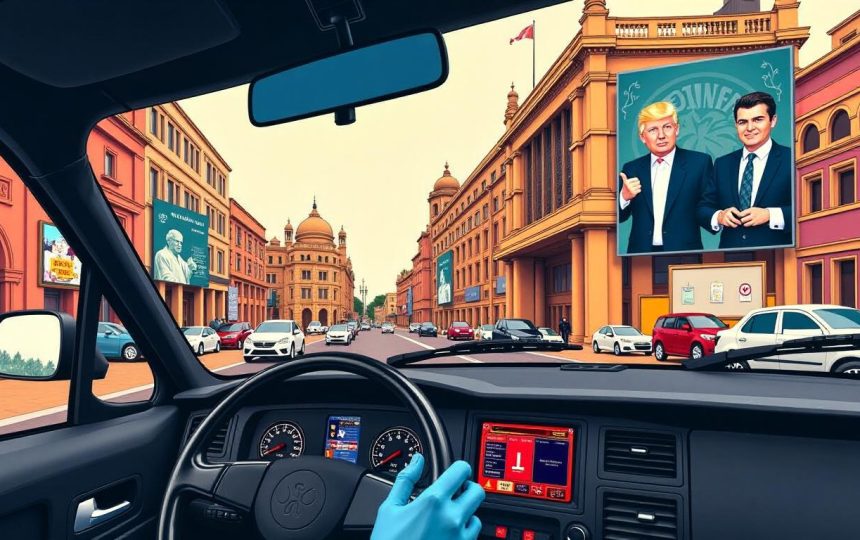 Watch: Delhi auto drivers tear down Trump, US posters after attack on Indian sailors