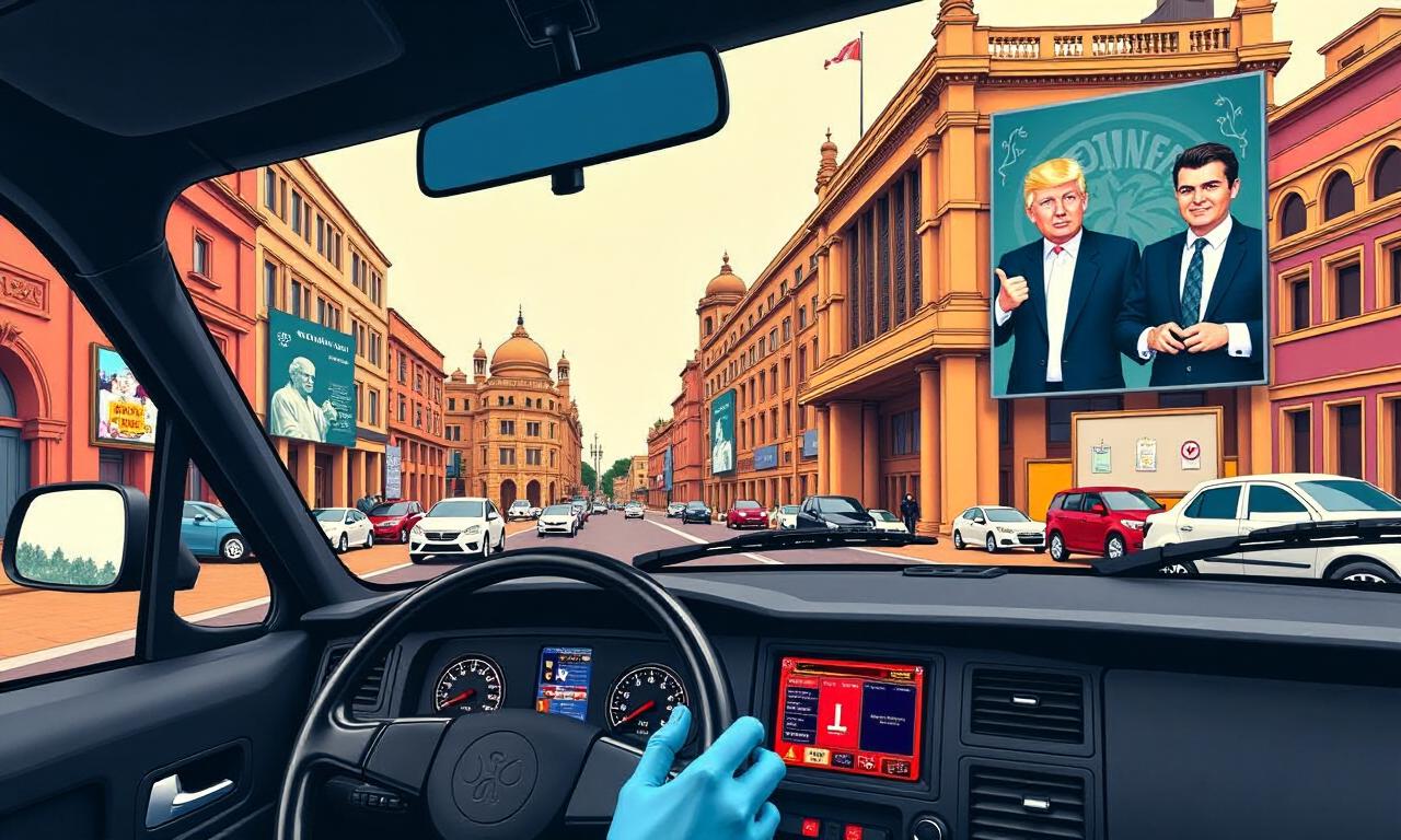 Watch: Delhi auto drivers tear down Trump, US posters after attack on Indian sailors