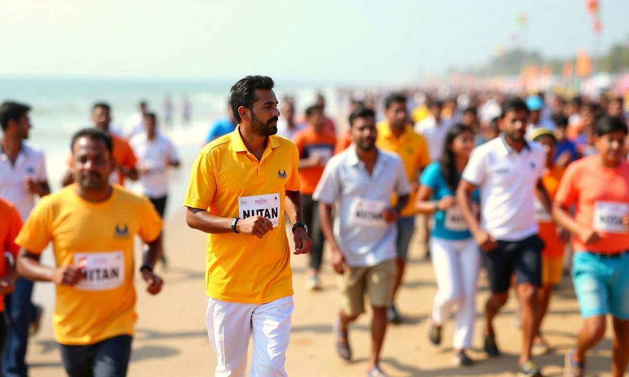 Watch: Tamil Nadu CM Vijay joins thousands in anti-drug awareness run at Chennai’s Marina Beach