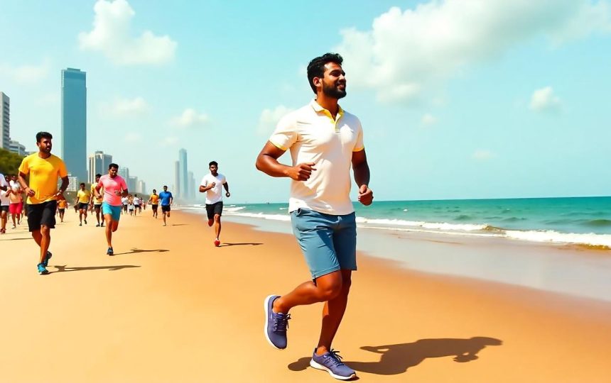 Watch: Tamil Nadu CM Vijay joins thousands in anti-drug awareness run at Chennai’s Marina Beach