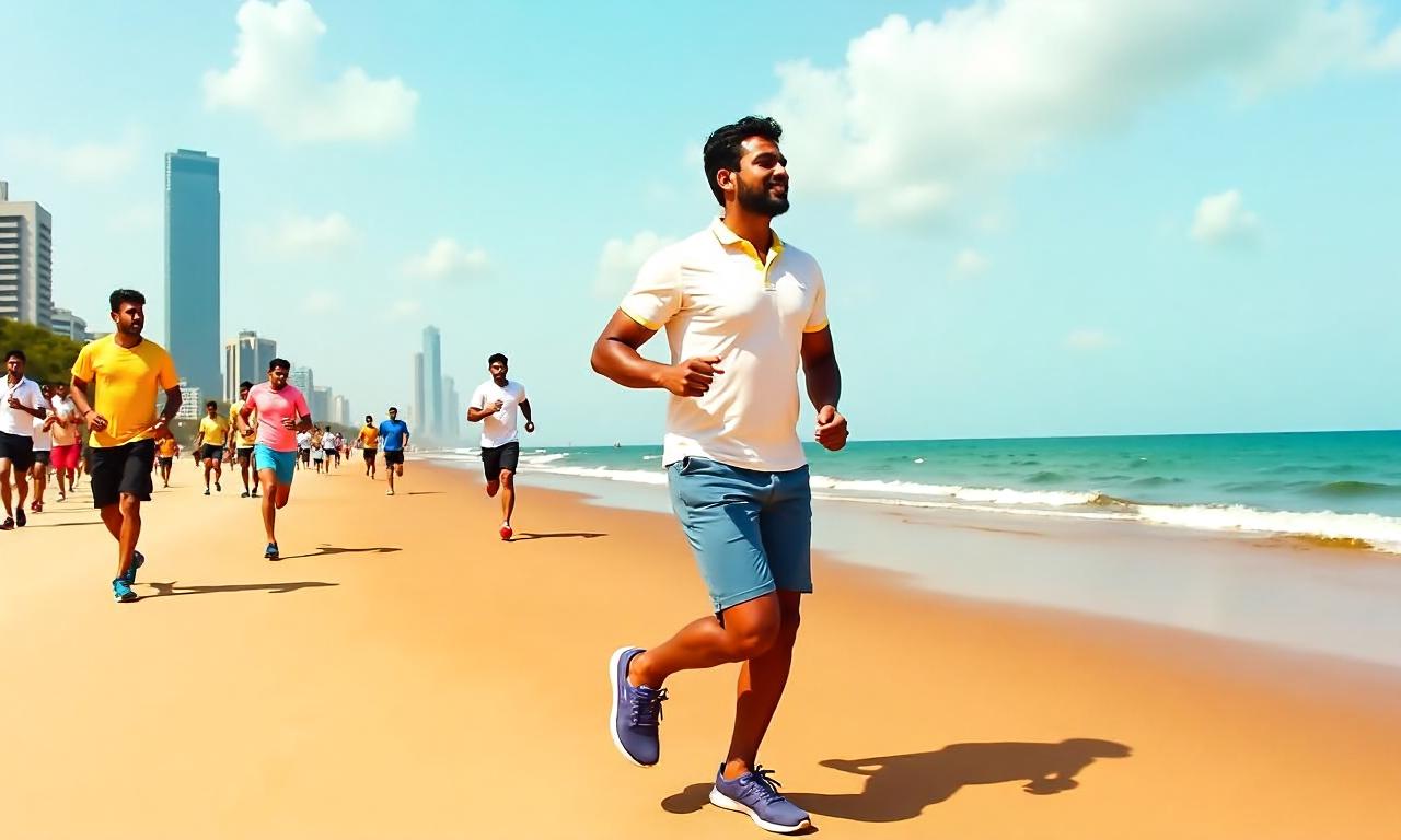 Watch: Tamil Nadu CM Vijay joins thousands in anti-drug awareness run at Chennai’s Marina Beach