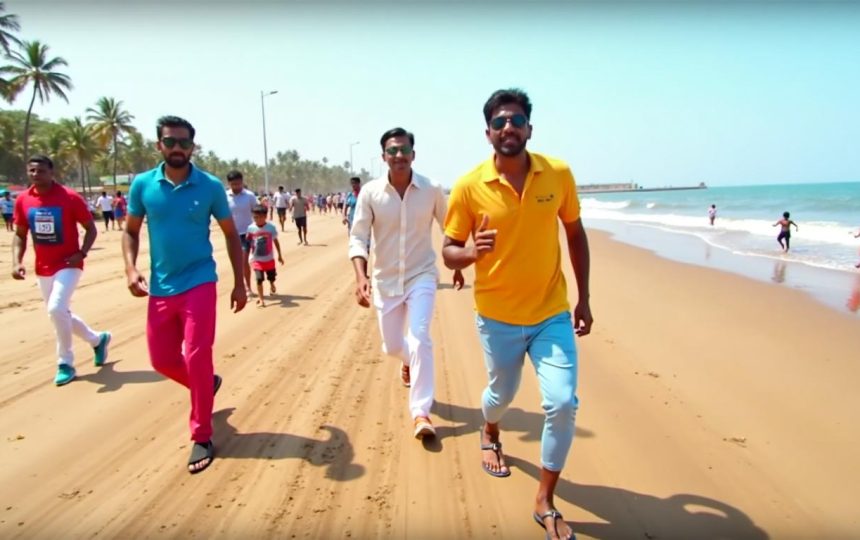 Watch: Tamil Nadu CM Vijay joins thousands in anti-drug awareness run at Chennai’s Marina Beach