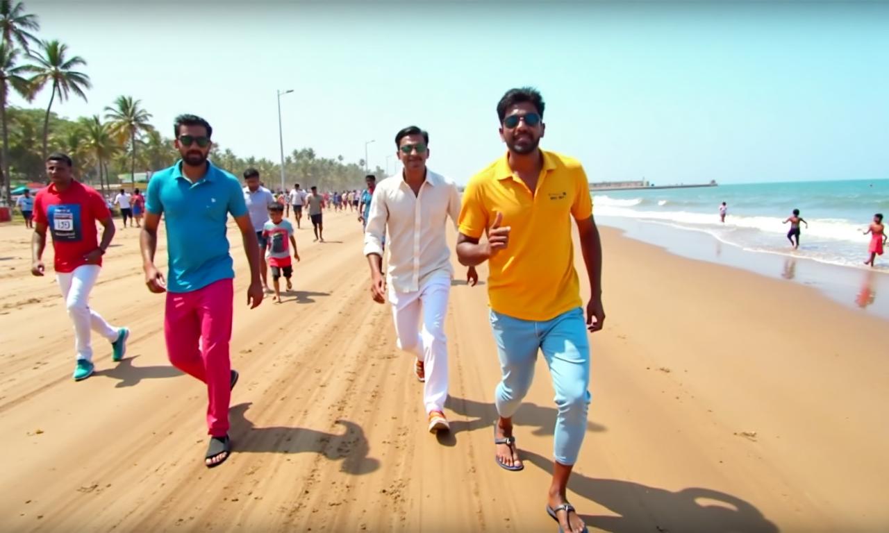 Watch: Tamil Nadu CM Vijay joins thousands in anti-drug awareness run at Chennai’s Marina Beach