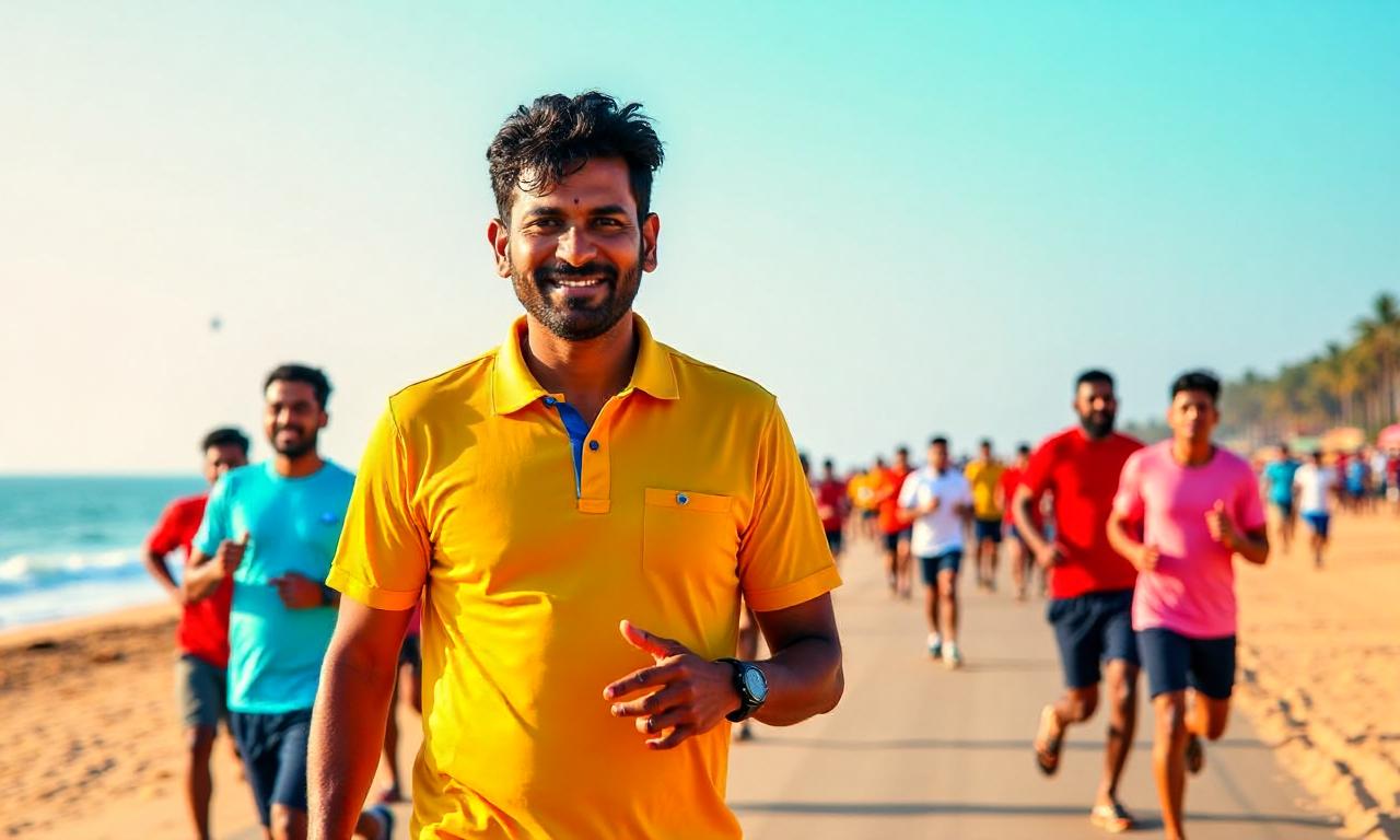 Watch: Tamil Nadu CM Vijay joins thousands in anti-drug awareness run at Chennai’s Marina Beach