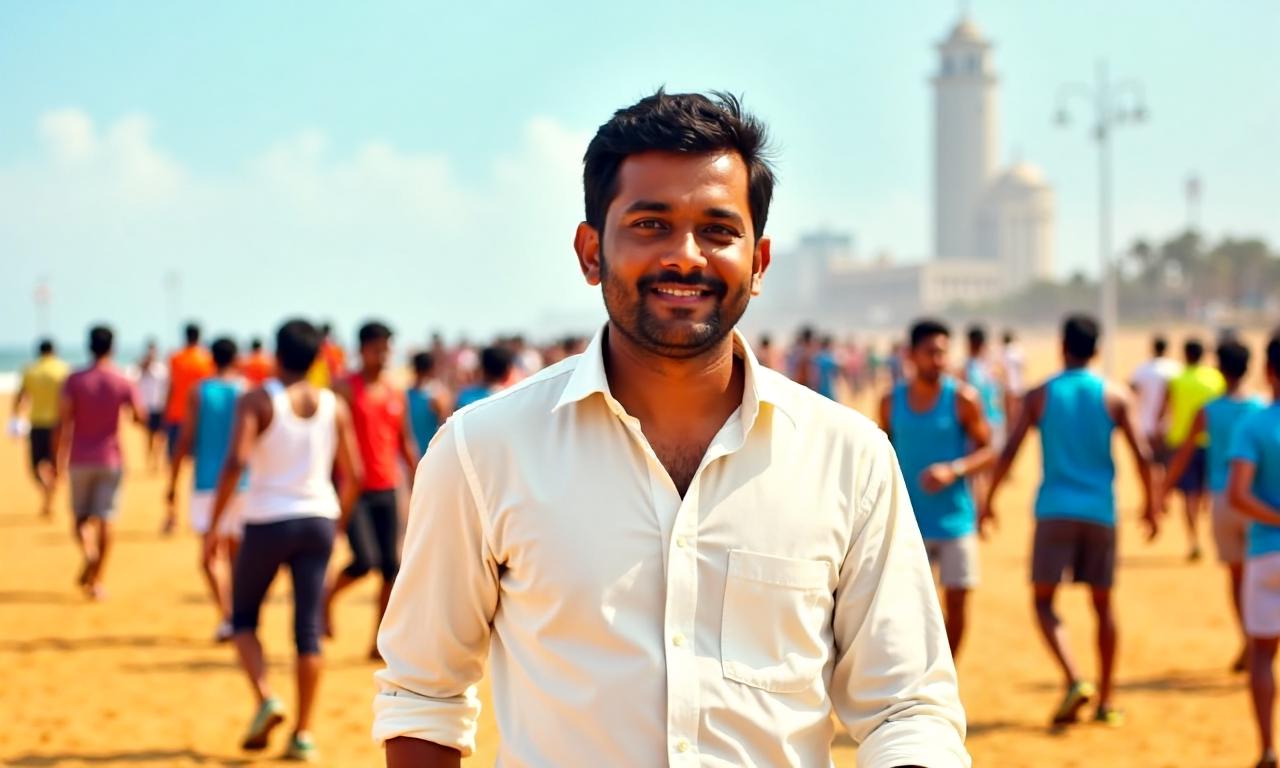 Watch: Tamil Nadu CM Vijay joins thousands in anti-drug awareness run at Chennai’s Marina Beach
