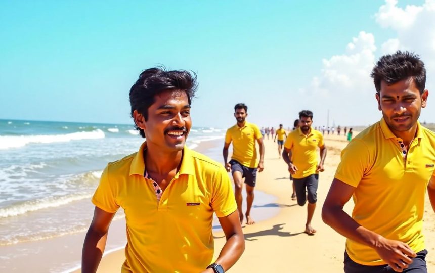Watch: Tamil Nadu CM Vijay joins thousands in anti-drug awareness run at Chennai’s Marina Beach