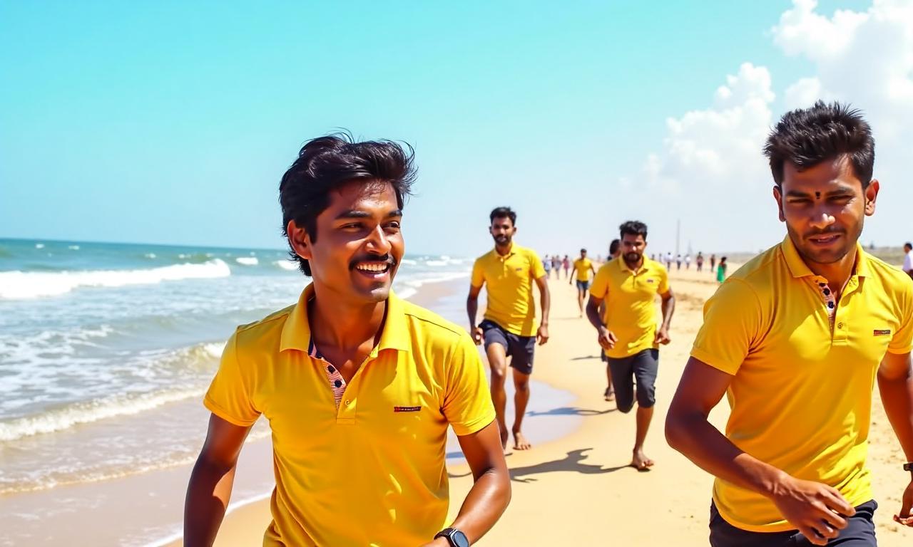 Watch: Tamil Nadu CM Vijay joins thousands in anti-drug awareness run at Chennai’s Marina Beach