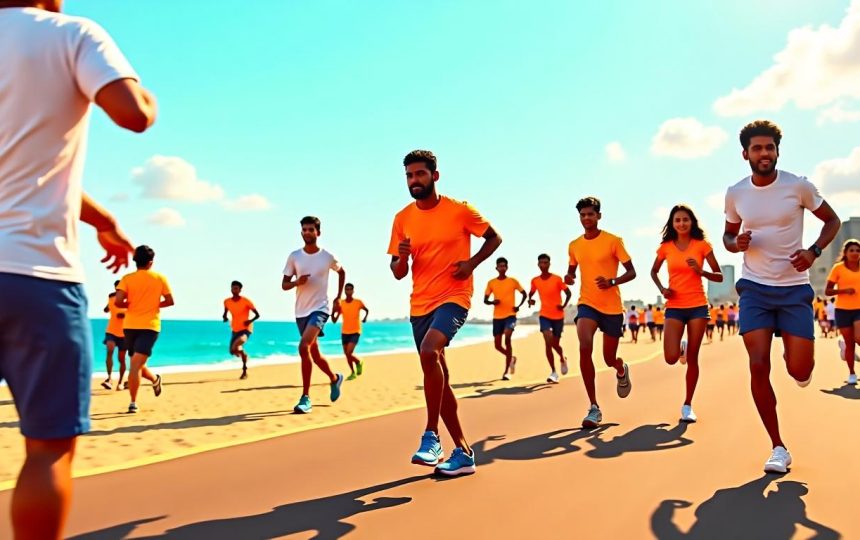 Watch: Tamil Nadu CM Vijay joins thousands in anti-drug awareness run at Chennai’s Marina Beach