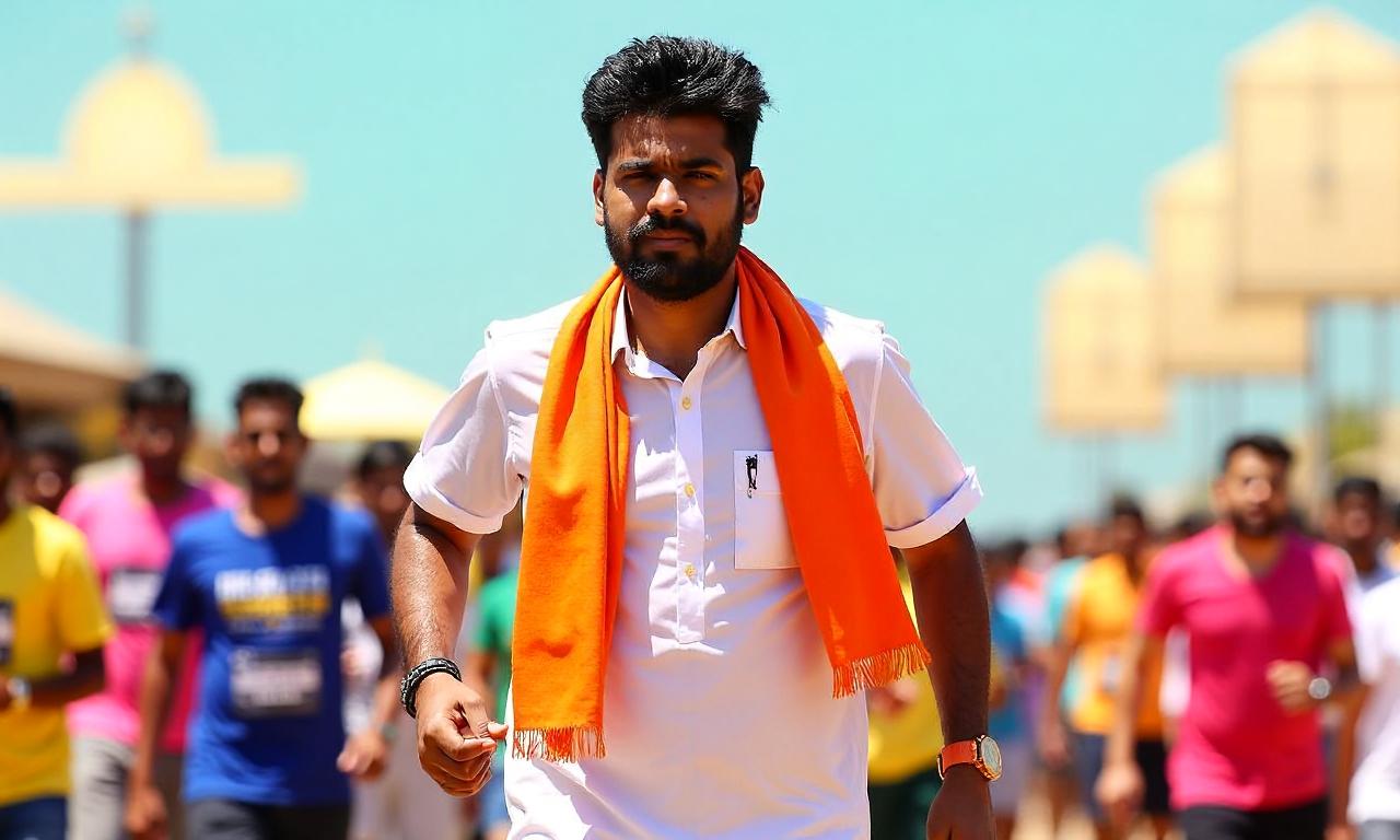 Watch: Tamil Nadu CM Vijay joins thousands in anti-drug awareness run at Chennai’s Marina Beach