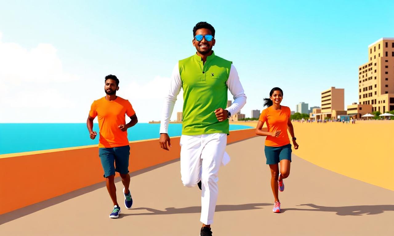 Watch: Tamil Nadu CM Vijay joins thousands in anti-drug awareness run at Chennai’s Marina Beach