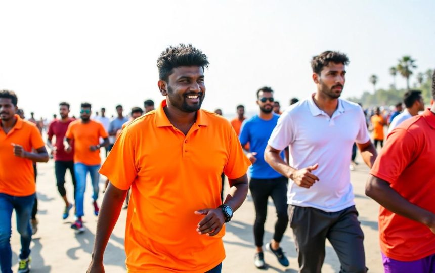 Watch: Tamil Nadu CM Vijay joins thousands in anti-drug awareness run at Chennai’s Marina Beach