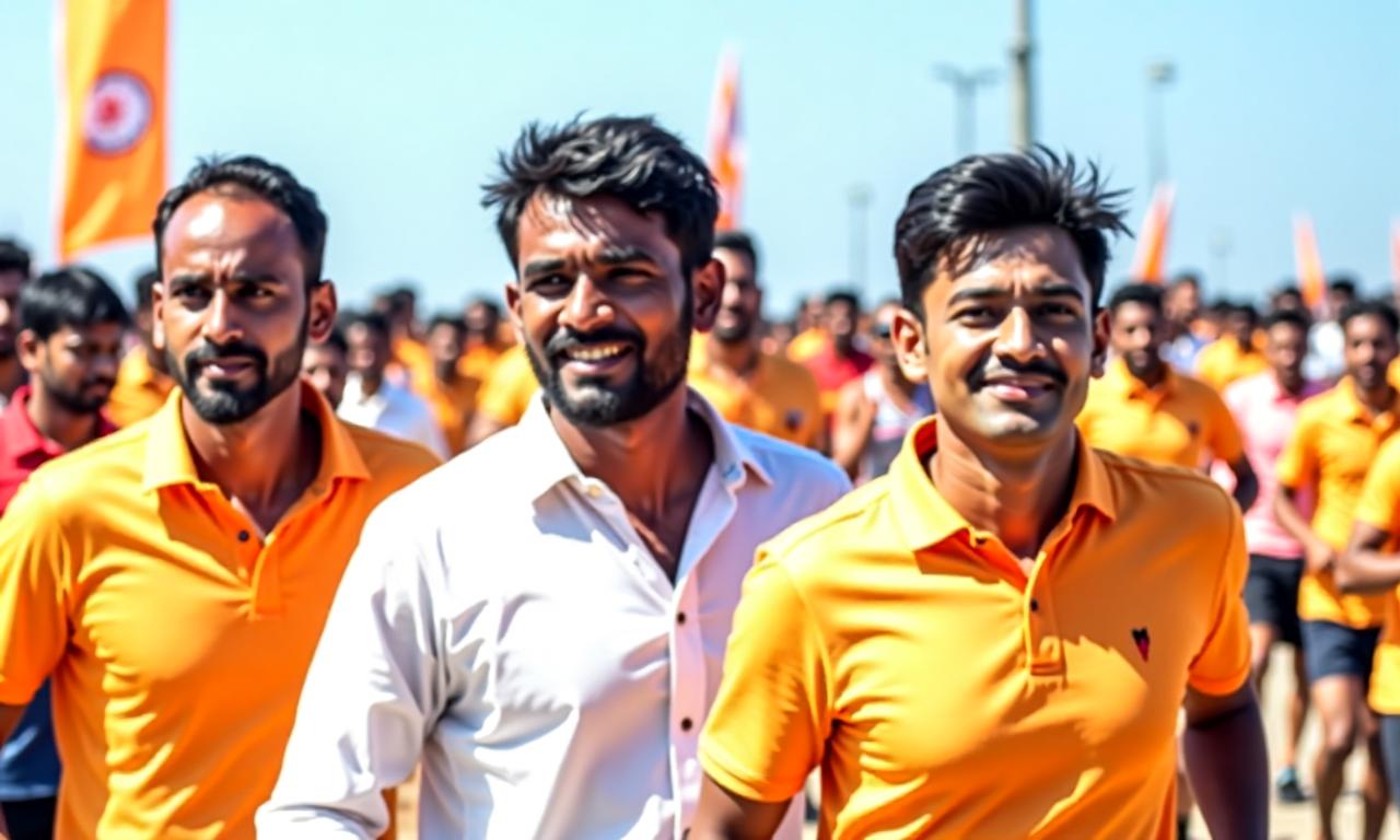 Watch: Tamil Nadu CM Vijay joins thousands in anti-drug awareness run at Chennai’s Marina Beach