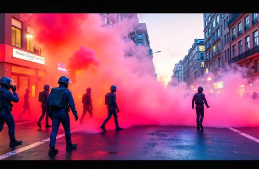 July 20 protest: RAF used tear gas, anti-riot guns and plastic pellets
