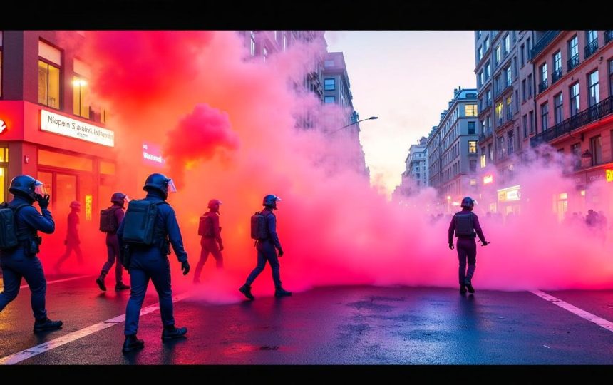 July 20 protest: RAF used tear gas, anti-riot guns and plastic pellets