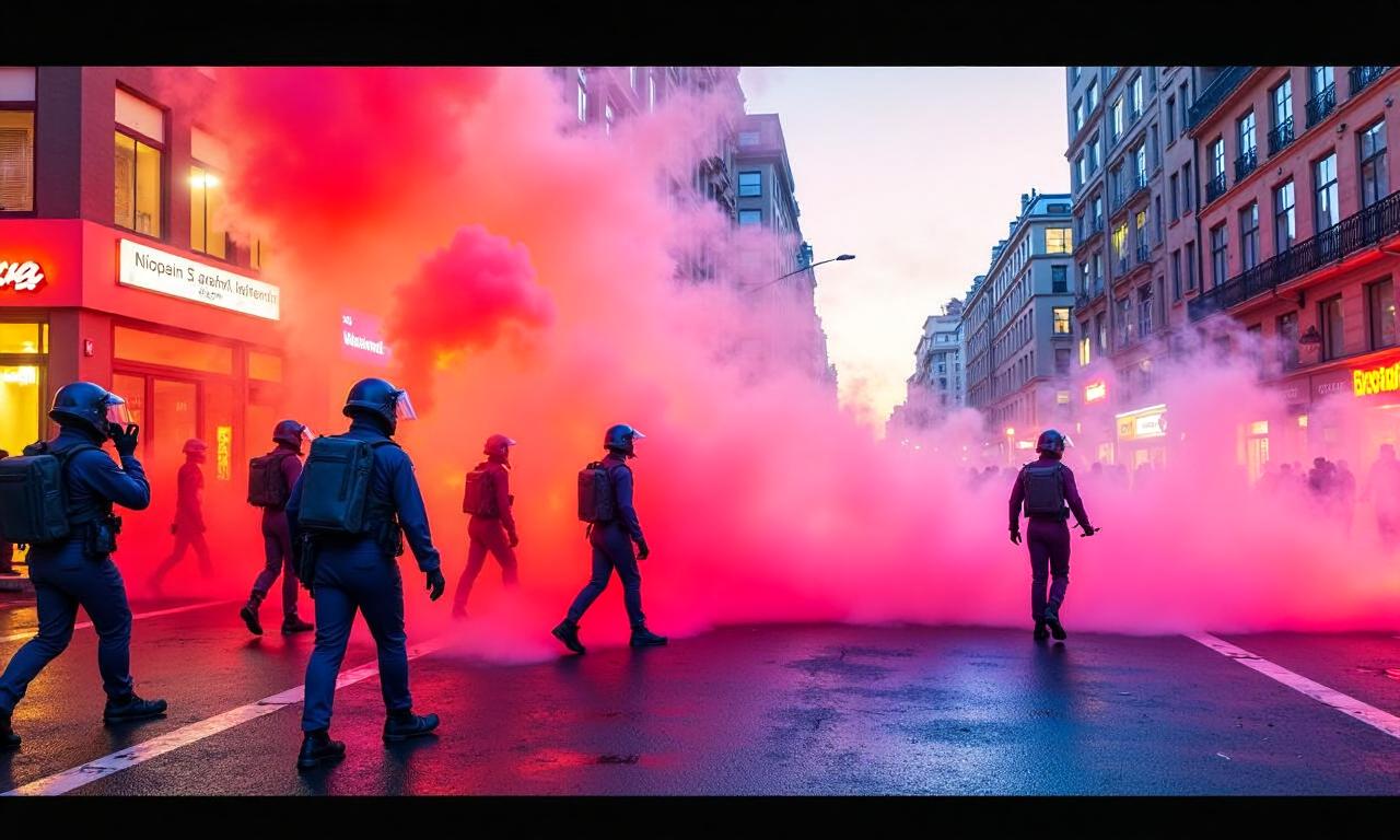 July 20 protest: RAF used tear gas, anti-riot guns and plastic pellets