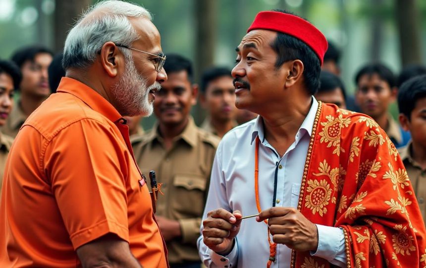 Another ‘Kuch Kuch Hota Hai’ moment in Indonesia as PM Modi, Prabowo try angklung – watch