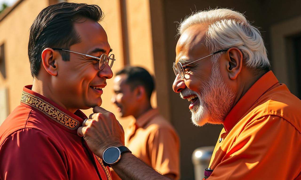 Another ‘Kuch Kuch Hota Hai’ moment in Indonesia as PM Modi, Prabowo try angklung – watch