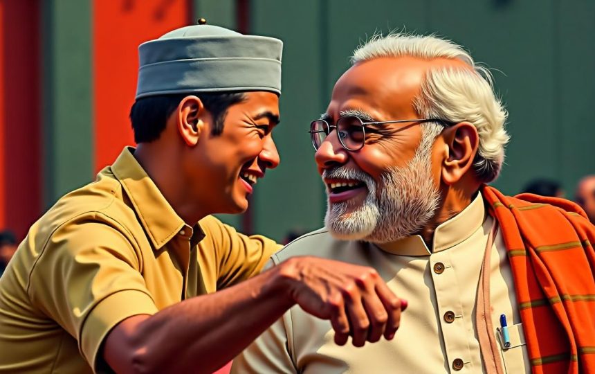 Another ‘Kuch Kuch Hota Hai’ moment in Indonesia as PM Modi, Prabowo try angklung – watch