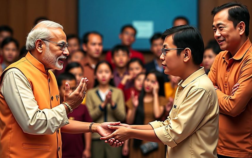 Another ‘Kuch Kuch Hota Hai’ moment in Indonesia as PM Modi, Prabowo try angklung – watch