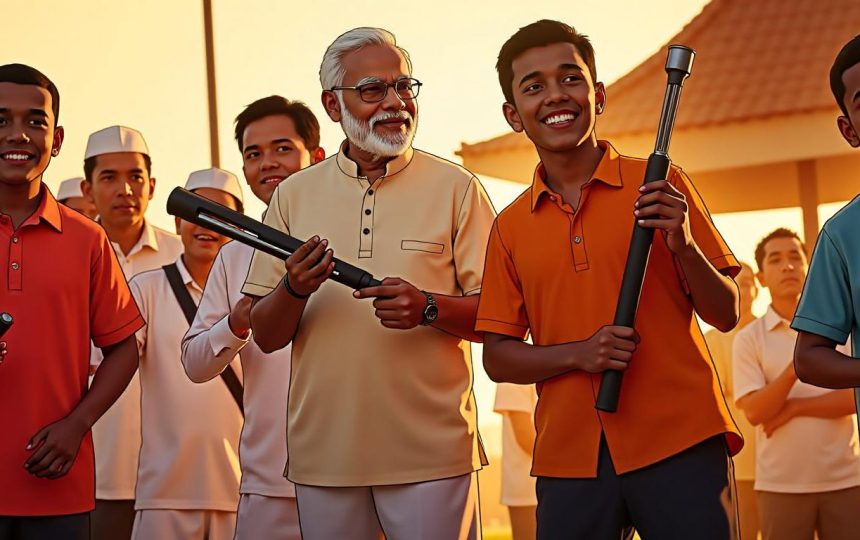 Another ‘Kuch Kuch Hota Hai’ moment in Indonesia as PM Modi, Prabowo try angklung – watch