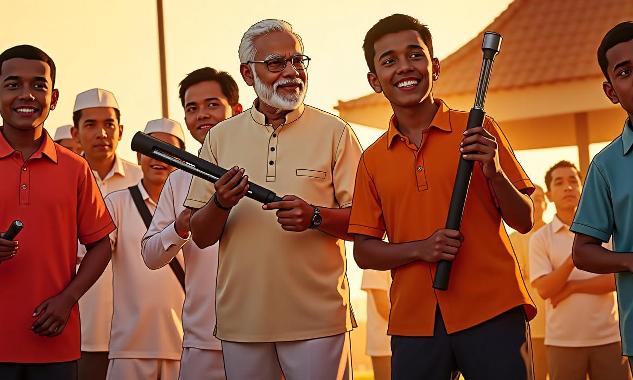 Another ‘Kuch Kuch Hota Hai’ moment in Indonesia as PM Modi, Prabowo try angklung – watch
