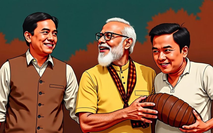 Another ‘Kuch Kuch Hota Hai’ moment in Indonesia as PM Modi, Prabowo try angklung – watch