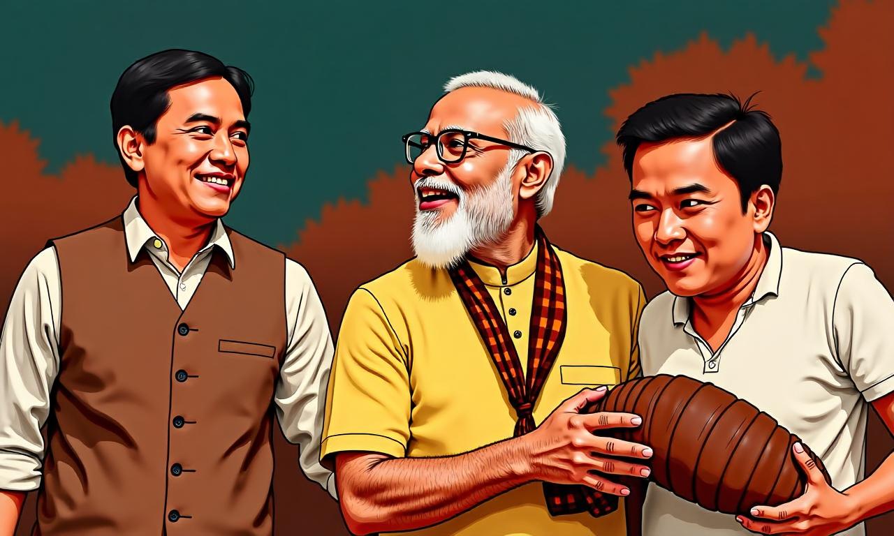 Another ‘Kuch Kuch Hota Hai’ moment in Indonesia as PM Modi, Prabowo try angklung – watch
