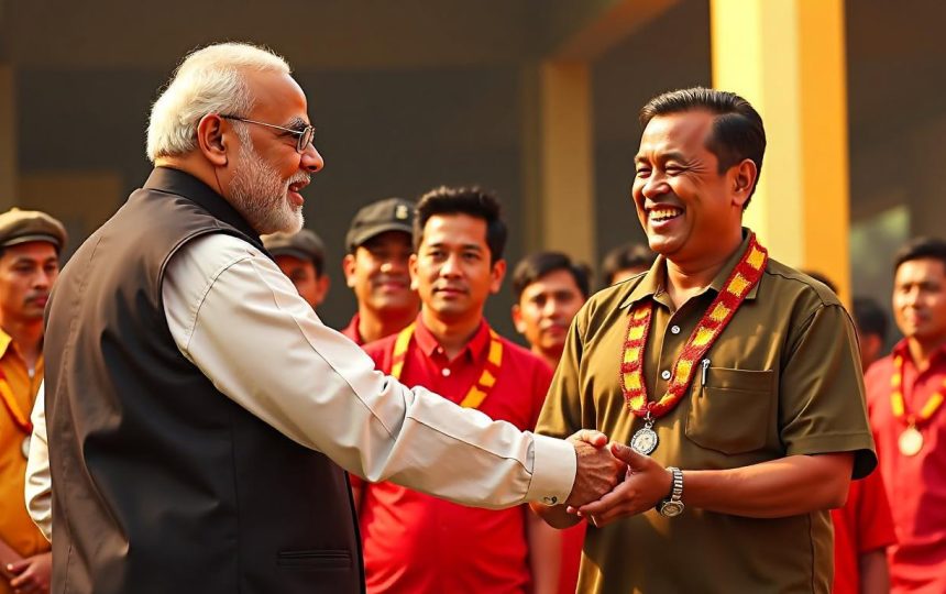 Another ‘Kuch Kuch Hota Hai’ moment in Indonesia as PM Modi, Prabowo try angklung – watch