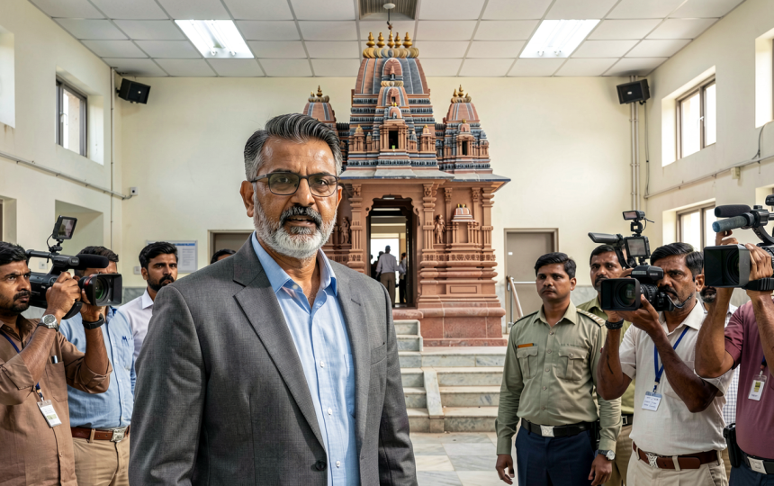 Centre puts Ram temple recce operative, Hafiz Saeed’s son-in-law on terror list