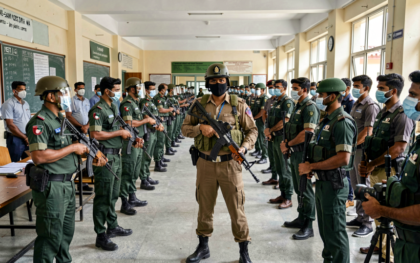 NEET (UG) re-exam mock drill under way: Security intensified across exam centres – key points