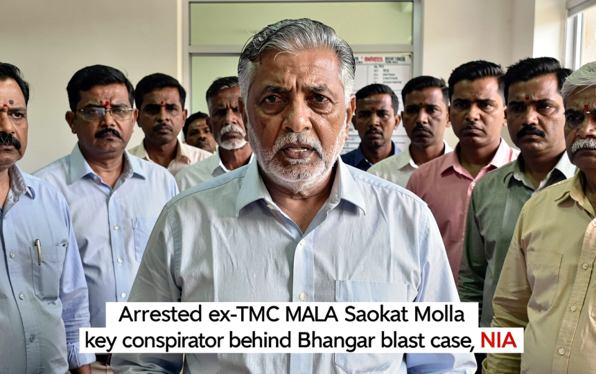 Arrested ex-TMC MLA Saokat Molla key conspirator behind Bhangar blast case: NIA