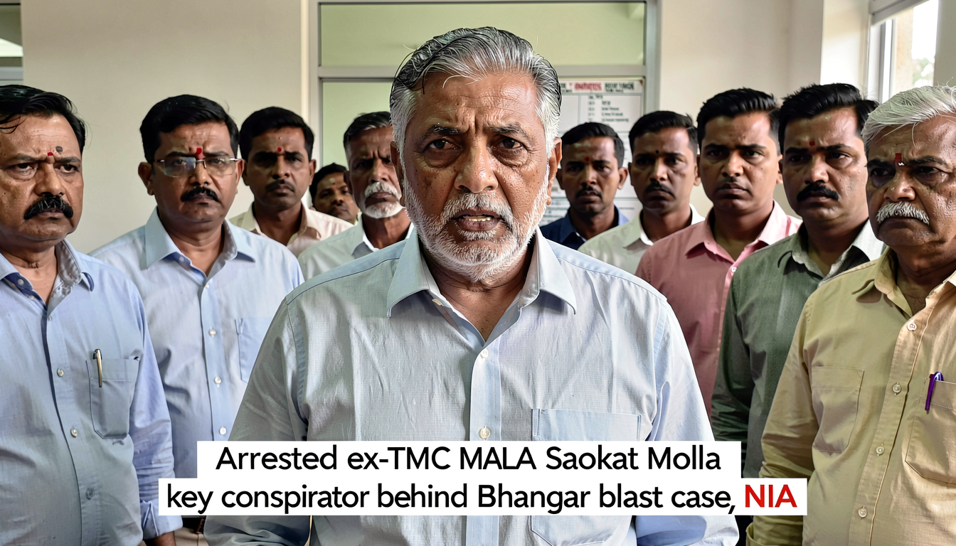 Arrested ex-TMC MLA Saokat Molla key conspirator behind Bhangar blast case: NIA