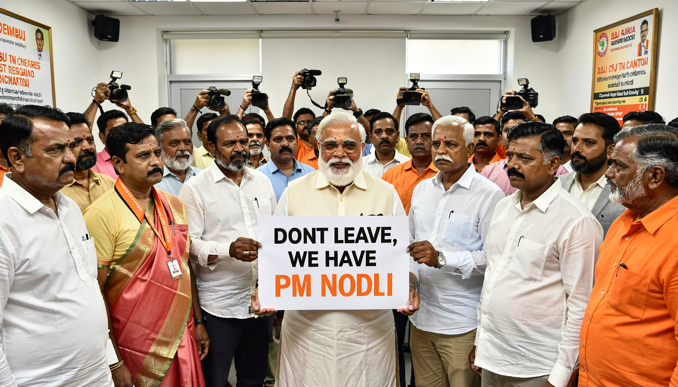 ‘Don’t leave, we have PM Modi’: BJP TN chief’s appeal to cadres after mass resignations post Annamalai exit
