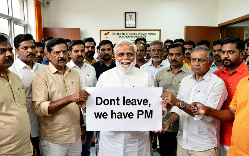 ‘Don’t leave, we have PM Modi’: BJP TN chief’s appeal to cadres after mass resignations post Annamalai exit