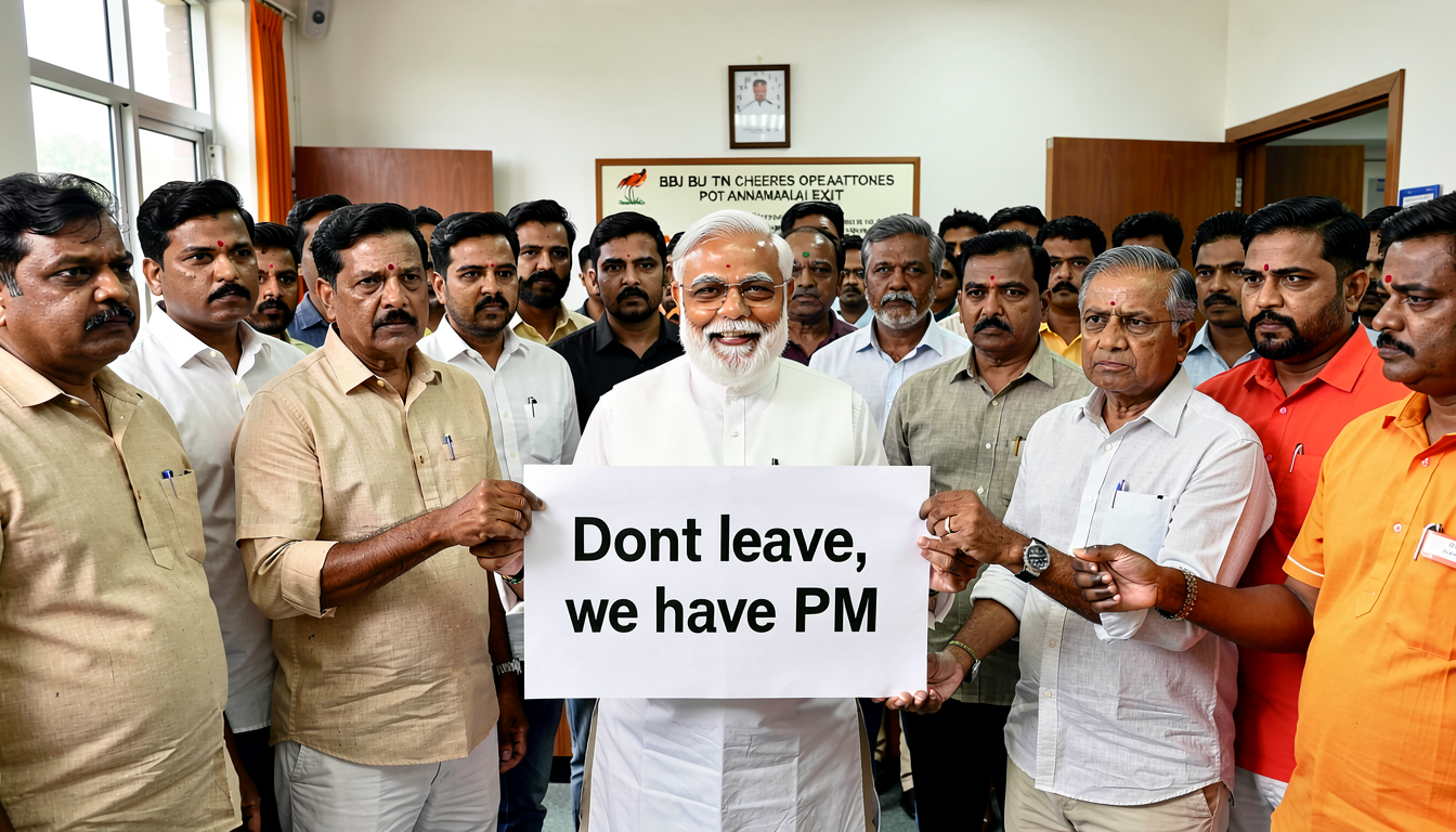 ‘Don’t leave, we have PM Modi’: BJP TN chief’s appeal to cadres after mass resignations post Annamalai exit