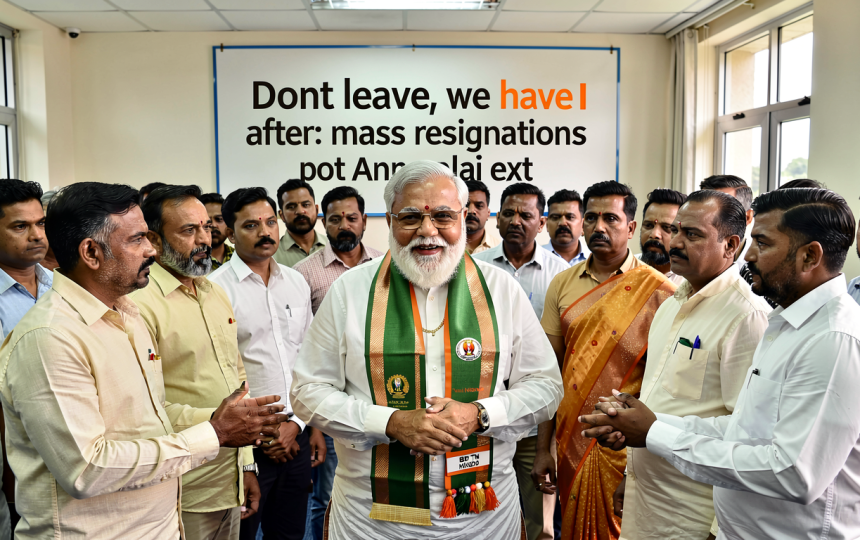 ‘Don’t leave, we have PM Modi’: BJP TN chief’s appeal to cadres after mass resignations post Annamalai exit