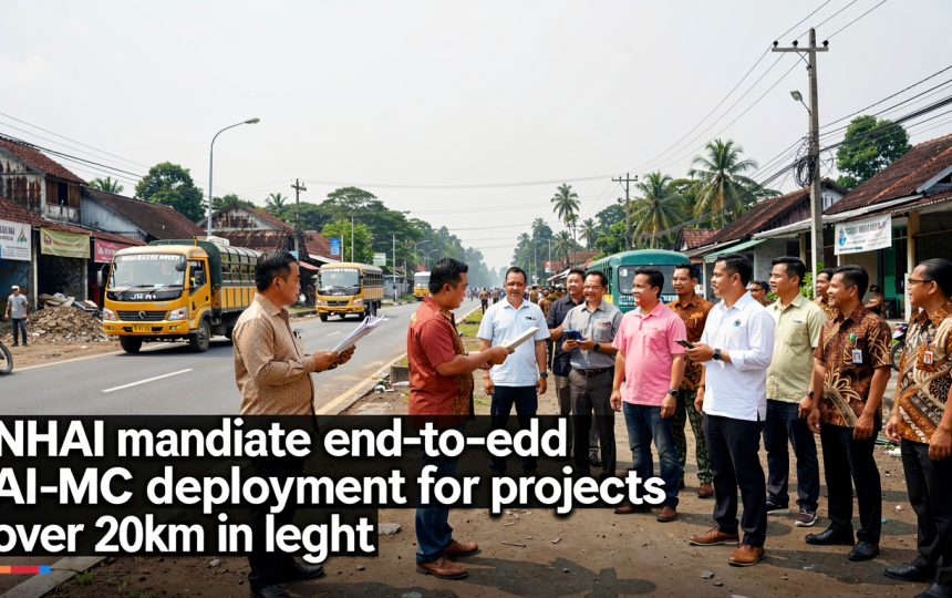 NHAI mandates end-to-end AI-MC deployment for projects over 20 km in length