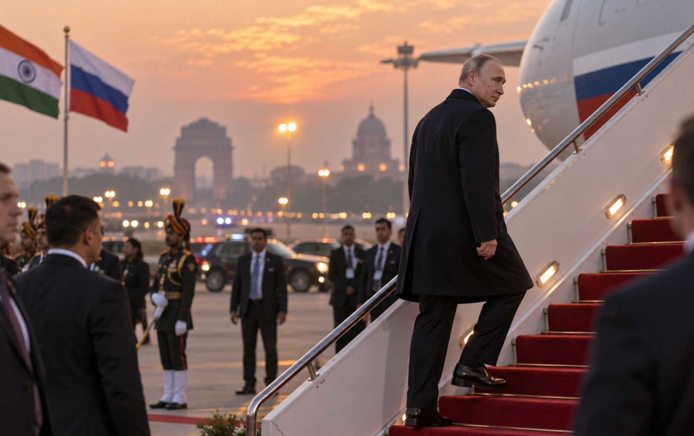 Russian President Putin departs New Delhi after attending Brics Summit