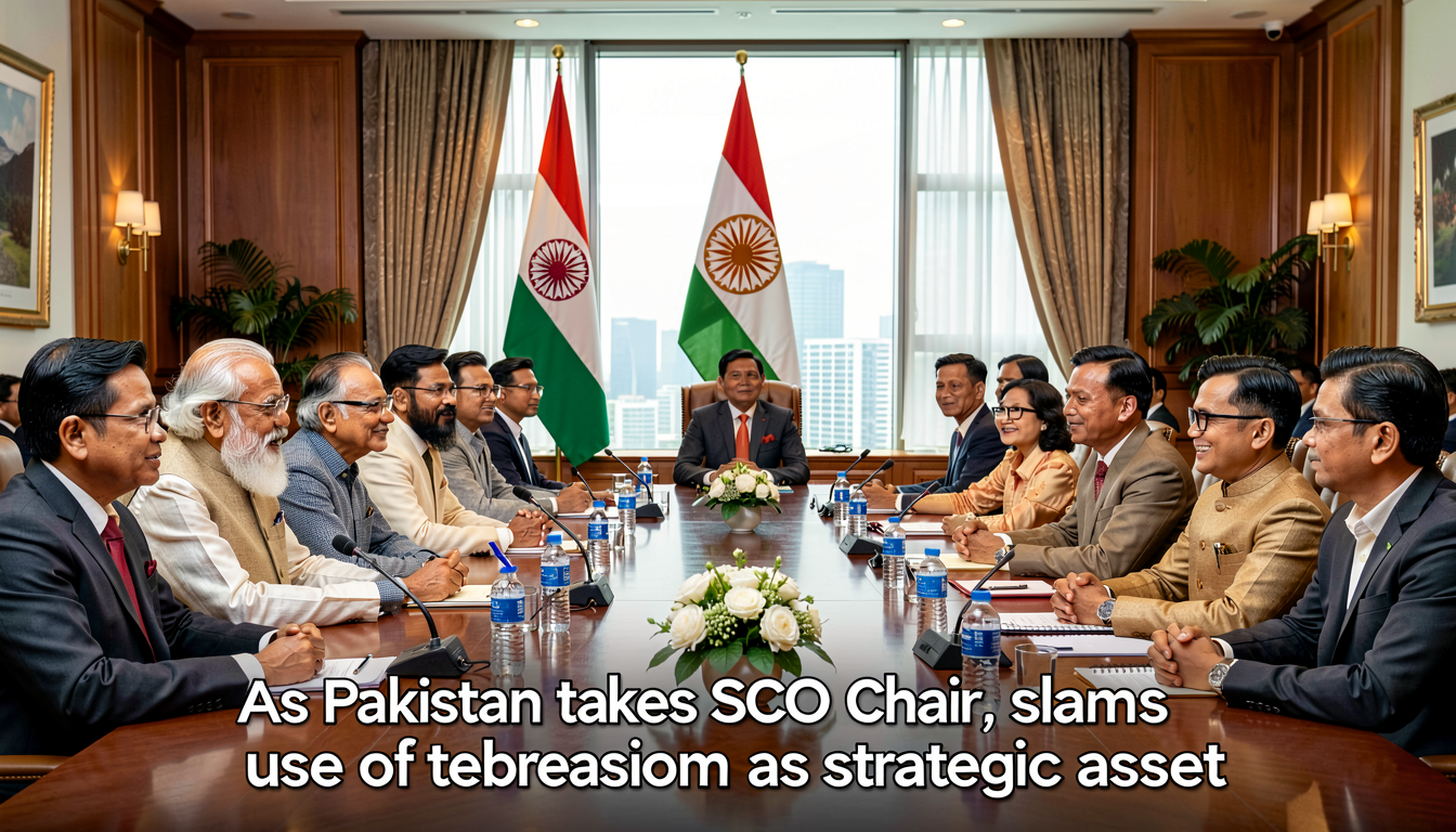 As Pakistan takes SCO Chair, Modi slams use of terrorism as strategic asset